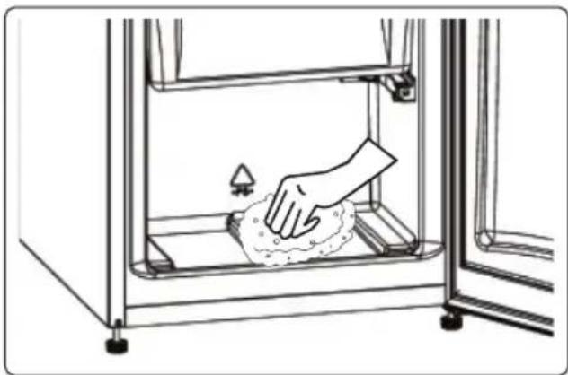 Orava RGO-262 AW - Freezer defrosting process - 1