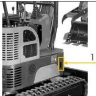 Zipper ZI-MBGS850D - Check the hydraulic oil level - 1