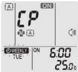 CP WEEKLY ON 6:00 TUE 25.0c