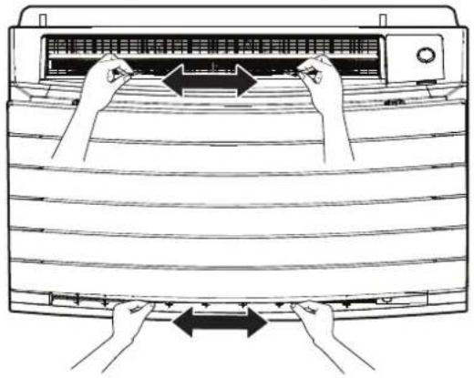 DAIKIN FVXTM30B2V1B - To adjust the louvers (vertical blades) - 1