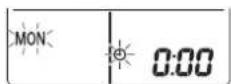 DAIKIN FVXTM30B2V1B - To set the clock - 1
