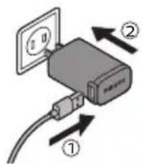 Diagram showing a cable with labeled components and directional arrows indicating electrical or mechanical connections.