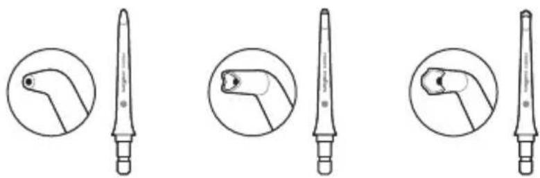 PHILIPS Sonicare Cordless Power Flosser 3000 HX3801 - Muncung - 1