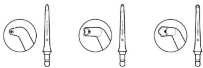 PHILIPS Sonicare Cordless Power Flosser 3000 HX3801 - Nozel - 1