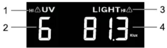 SENCOR SWS 9500 - Light intensity, UV index &amp; exposure level - 1