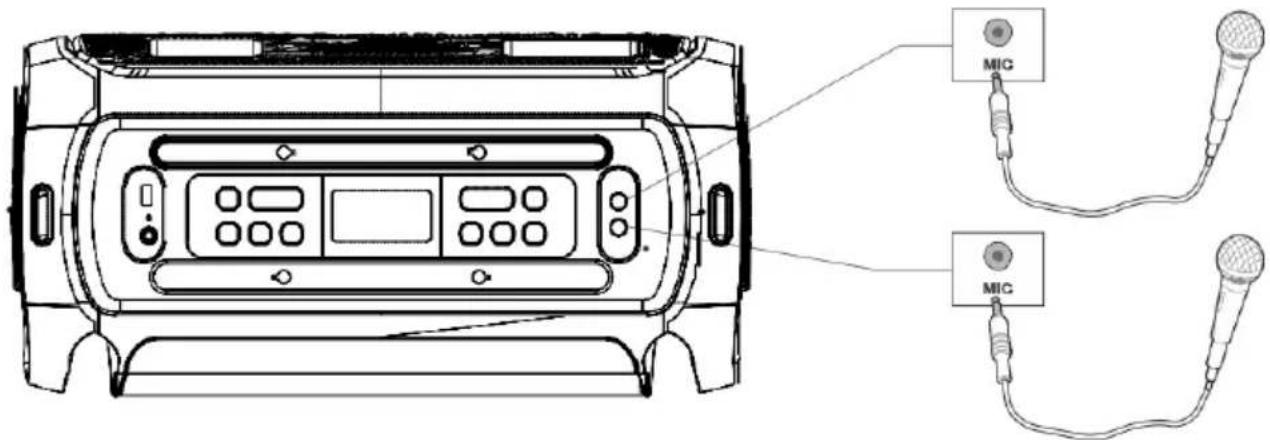 AKAI MX5 - Μίξη ήχου με μικρόφωνο - 1