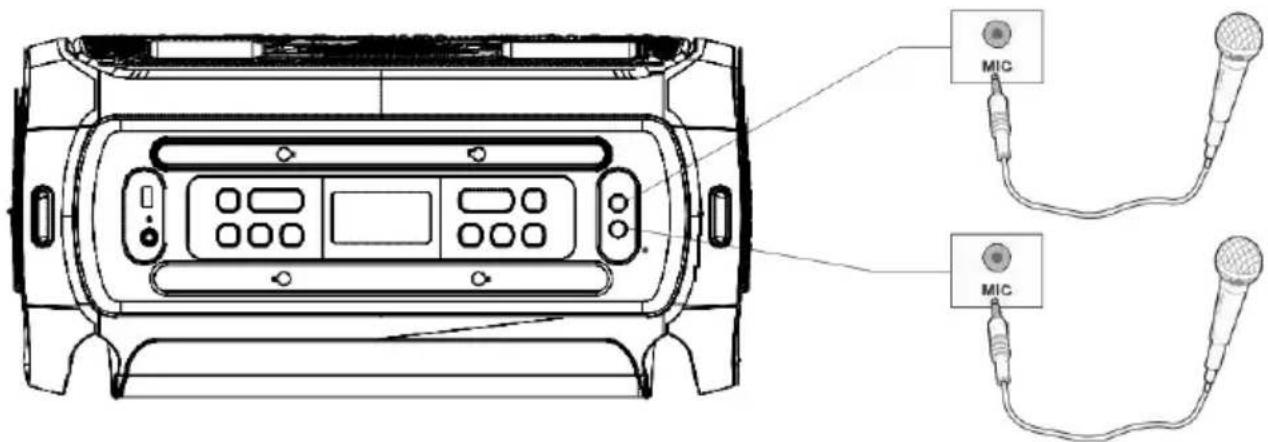 AKAI MX5 - Míchání zvuku pomocí mikrofonu - 1