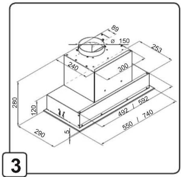 DE DIETRICH DHG2684B - FILTR S AKTIVNÍM UHLÍKEM (recirkulační verze) - 3