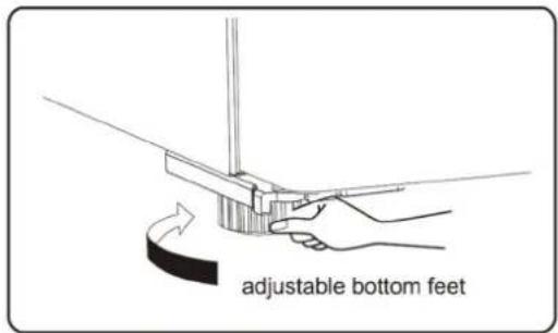 adjustable bottom feet