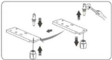 Nabo GN 3840 - Reversing the door - 7