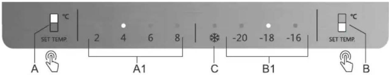 HISENSE RB424N4AFB - Ovládacípanel2 - 1