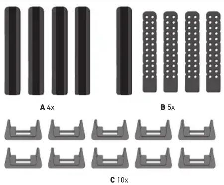 A 4x B 5x C 10x