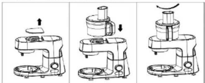 GORENJE MMC1500SCX - Robot de bucătărie de tip food processor: - 3