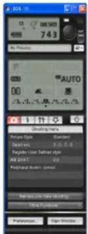 CANON WFT-E4 II - Spustte program EOS Utility a vyberte položku [Camera settings/Remote shooting/Nastavení fotoaparátu/Dálkové fotografování]. - 1