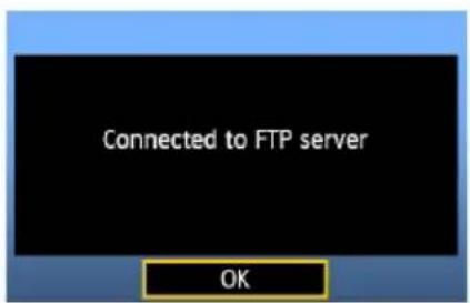 CANON WFT-E4 II - Konfigurace nastavení komunikace serveru FTP - 9