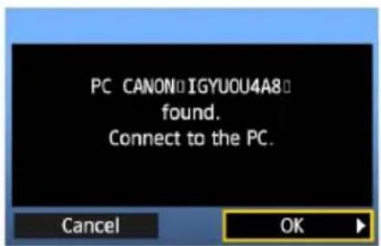 CANON WFT-E4 II - Konfigurace nastavení komunikace programu EOS Utility - 6