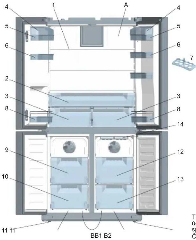 SHARP SJ-F2560EVI - KAPITOLA -2: VAŠE CHLADNIČKA-MRAZNIČKA - 1