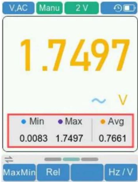 Owon 600A - Making Max/Min Measurements - 1