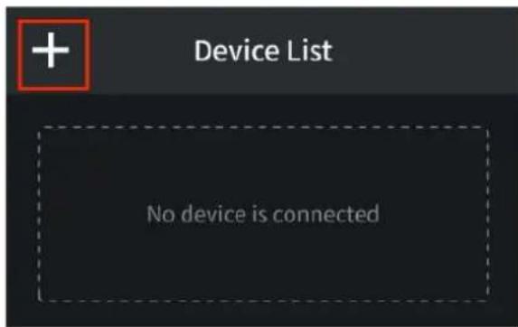 Device List No device is connected