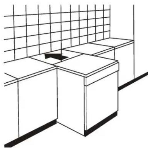 Philco PD 1046 EW - Typ 1: Montáž mezi stávající skříňky - 1