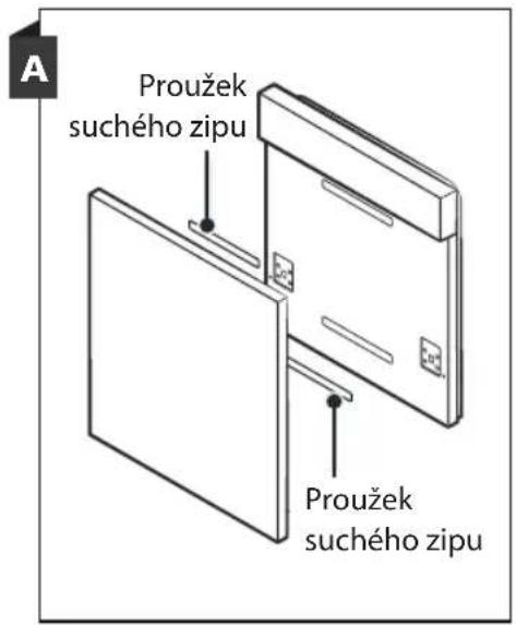 Philco PD 1046 EW - Krok 2. Rozměry a montáž dekoračního panelu - 1