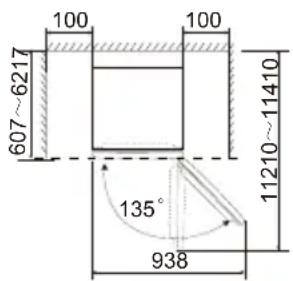 100 607~6217 100 11210~11410 135° 938