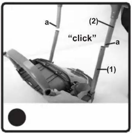 a (2) "click" a (1)