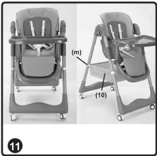 Chipolino First Spoon - – FOLDING THE HIGH CHAIR - 9