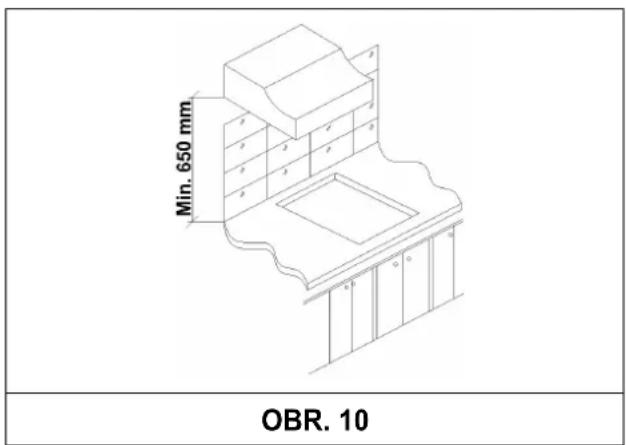 Min. 650 mm OBR. 10