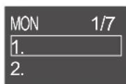 DAIKIN FTXJ25A2V1BB9 - To set Weekly timer operation - 4