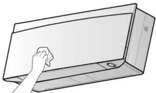DAIKIN FTXJ25A2V1BB9 - To clean the front panel - 1