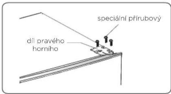 díl pravého horního speciální přírubový