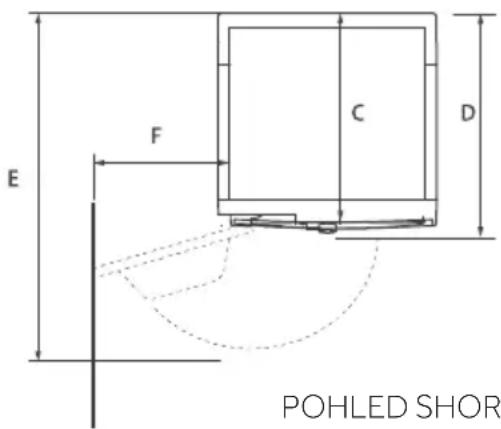 HAIER HWD100-B14979U1 - Rozměry spotřebiče - 1