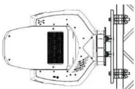 GLP impression Spot One - Mounting in sideways position - 1