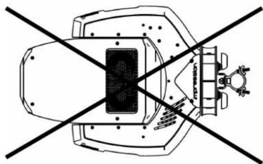 GLP impression Spot One - Mounting in sideways position - 2