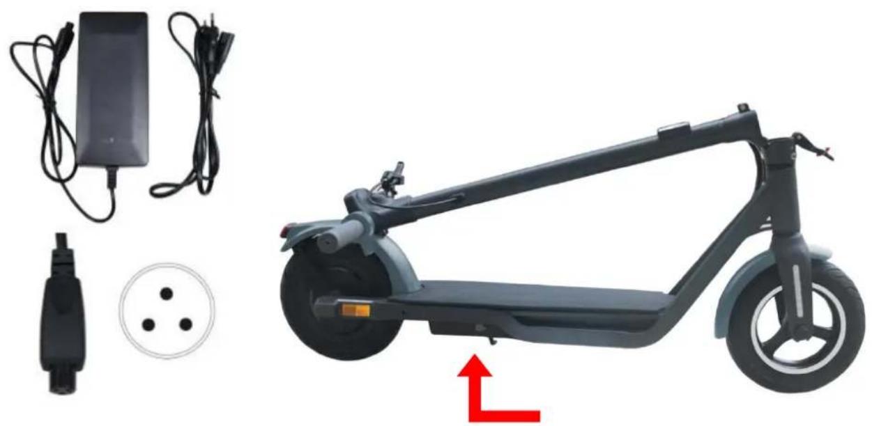 DENVER SEL-10800F - Charging the scooter - 1