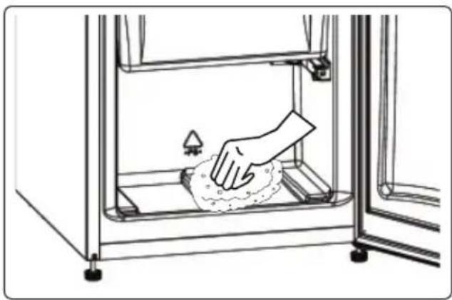 Romo RCS2272X - Freezer defrosting process - 1