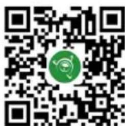 QR code with a green circular logo in the center, likely linking to a digital resource or website.