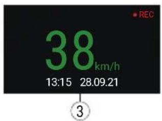 38 km/h 13:15 28.09.21 ● REC ③