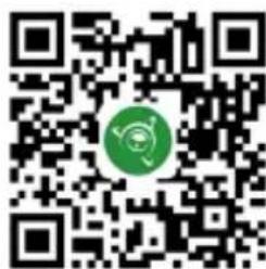 QR code with a green circular logo in the center, likely linking to a digital resource or website.