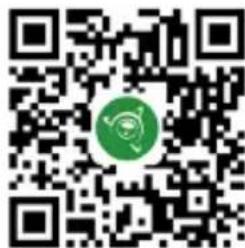 QR code with a green circular logo in the center, likely linking to a digital resource or website.