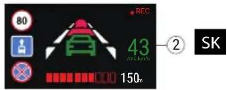 80 REC 43 AWG/km/h 2 SK 150m