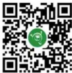 QR code with a green circular logo in the center, likely linking to a digital resource or website.