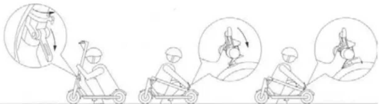 SENCOR Scooter S21 - Skládání a transport - 1