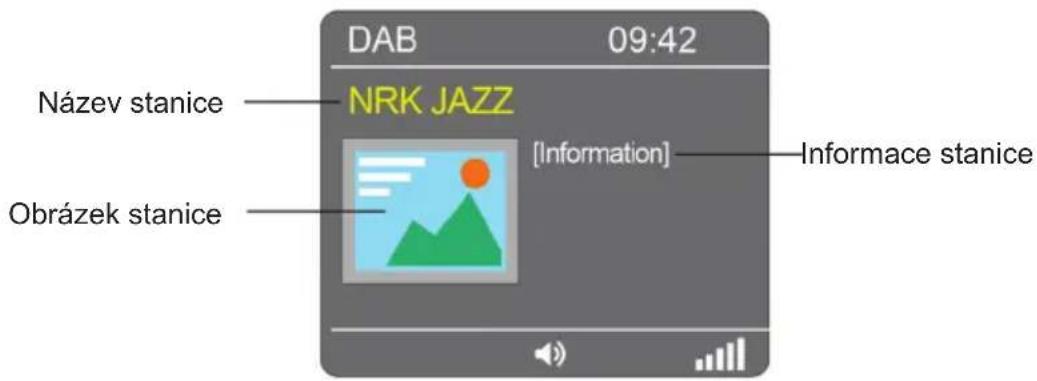 DAB 09:42 Název stanice NRK JAZZ [Information] Informace stanice Obrázek stanice