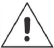 Warning symbol image with exclamation mark inside a triangle