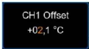 CH1 Offset +02,1 °C