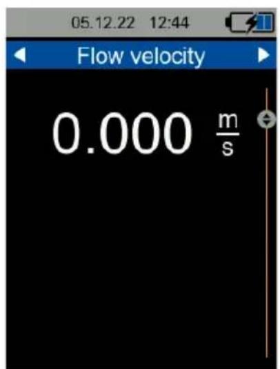 05.12.22 12:44 Flow velocity 0.000 m/s