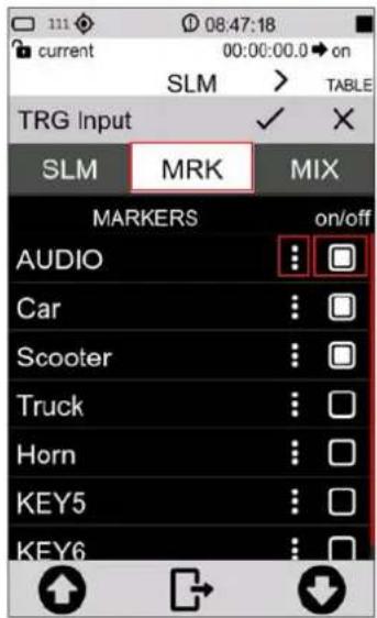 Senseca XPT800 - Customizing markers - 1