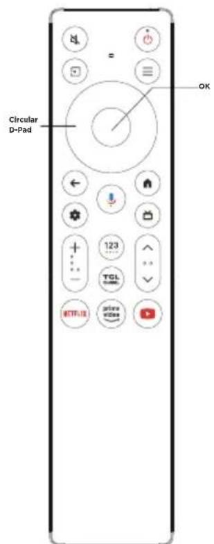 TCL 65C69KS - Speciální dálkový ovladač - 2